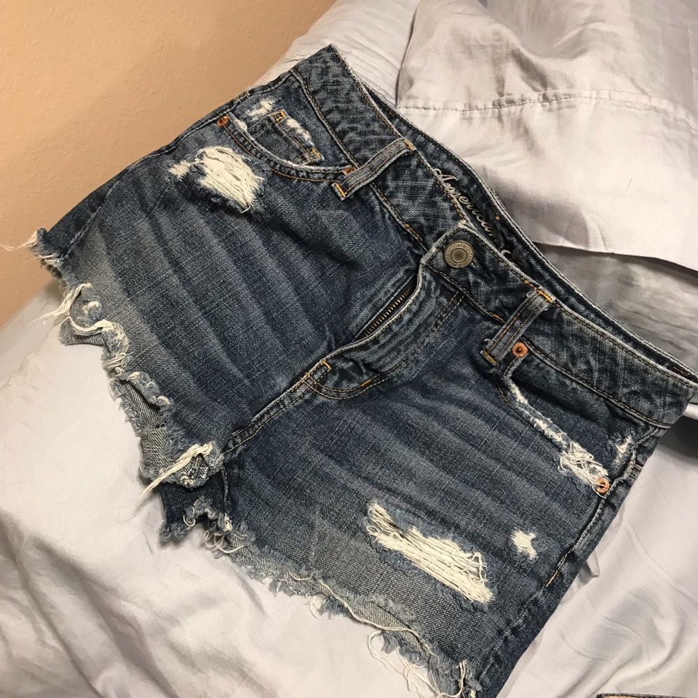 American Eagle shorts dark wash